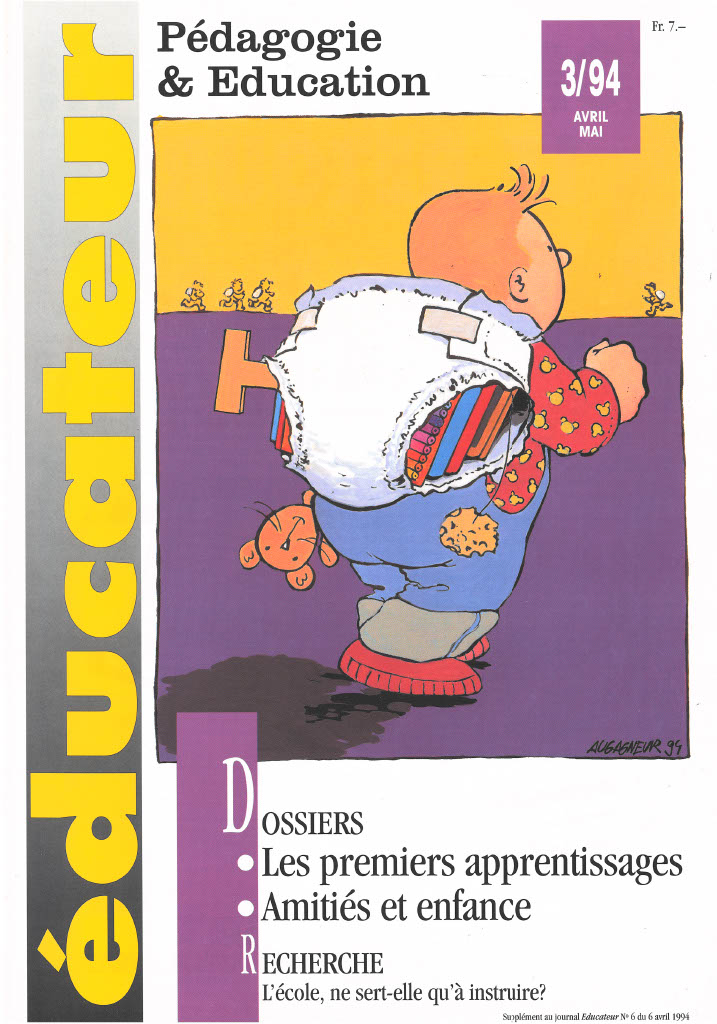 Les premiers apprentissages