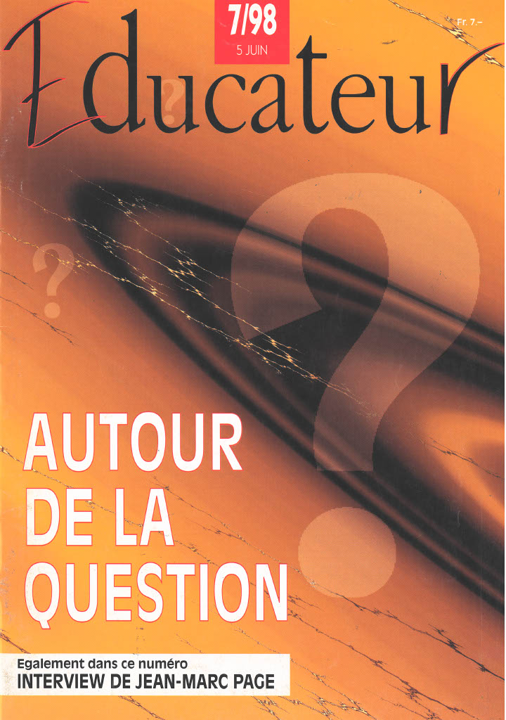 Autour de la question