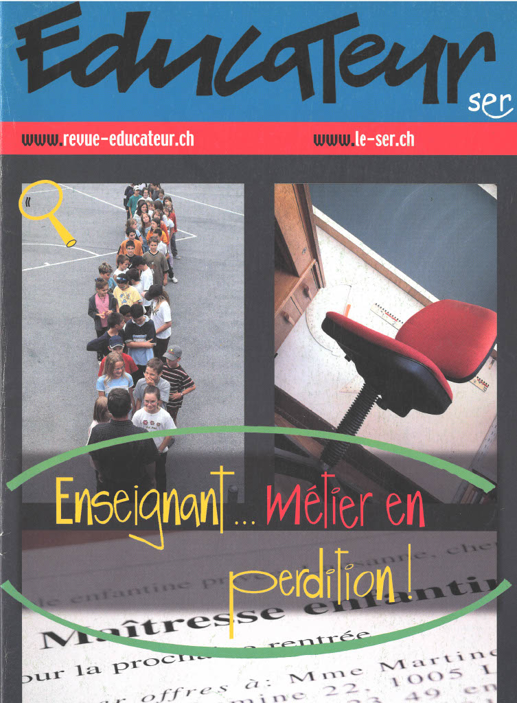 Enseignant... métier en perdition!