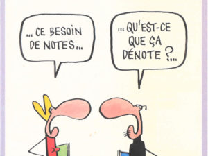 La note en pleine évaluation