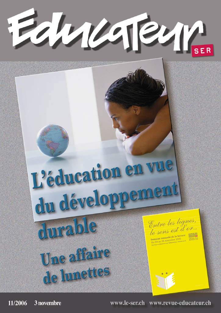 L'éducation en vue du développement durable - Une affaire de lunettes
