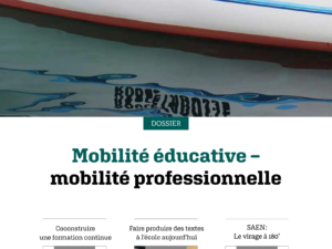 Mobilité éducative – mobilité professionnelle