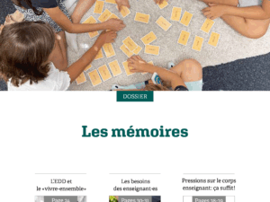 Les mémoires