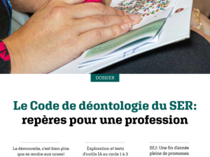 Le Code de déontologie du SER : repères pour une profession